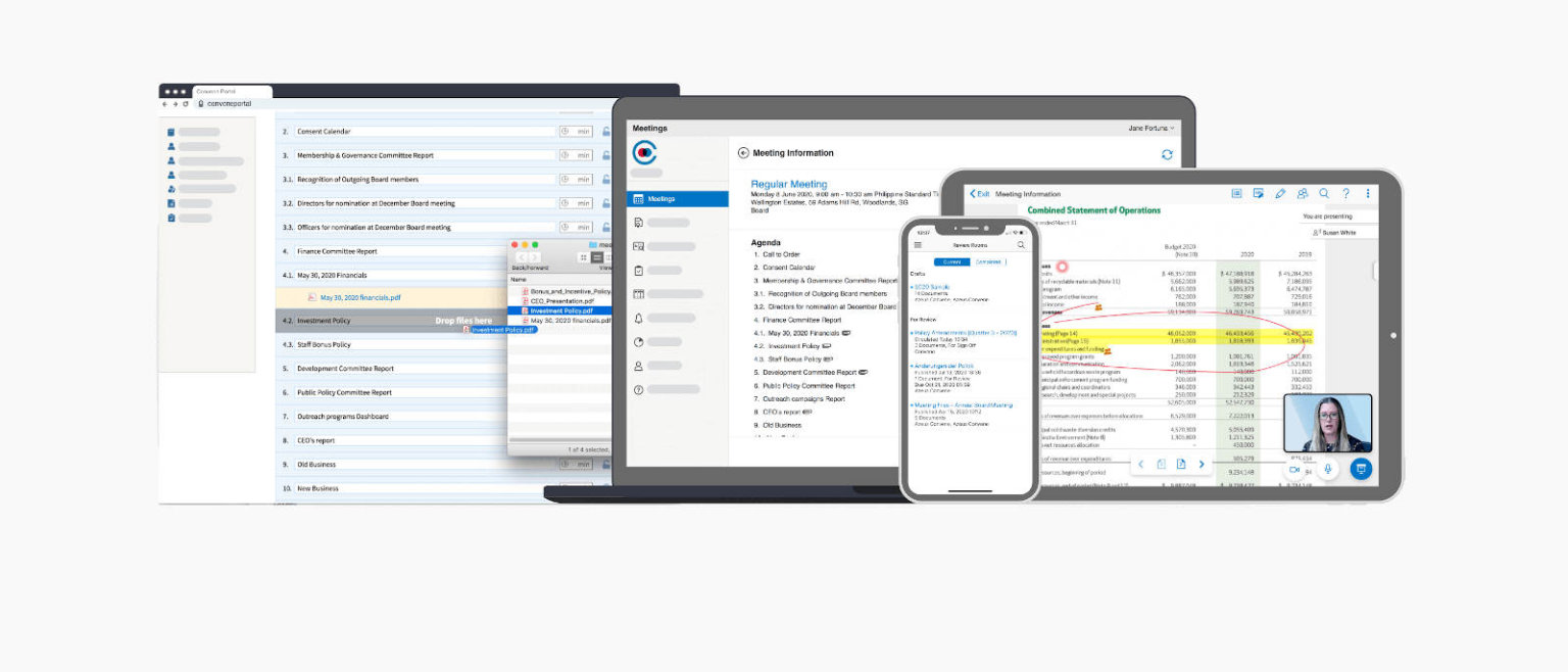 Convene Board Management Software – Amitas Solutions